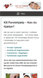 Mobile Screenshot of ks-foerstehjaelp.dk